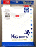 110cm�O���[KG�@BOY�fS�s�V���c�̃J���[�T���v���ʐ^