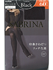 GUNZE(グンゼ)SABRINA(サブリナ)婦人無地タイツ ブラック 60デニールの詳細画面へ