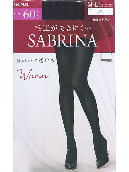 GUNZE(O[)SABRINA(Tui)Warm^Cc 60fj[ ق̂ɓ SBW52̃C摜