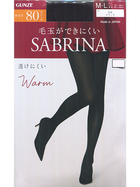 GUNZE(O[)SABRINA(Tui)Warm^Cc 80fj[ ɂ SBW53̃C摜