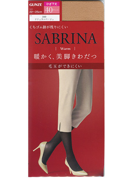 GUNZE(O[)SABRINA(Tui)Warm V[g^Cc Ђ 40fj[ SBS16̃C摜