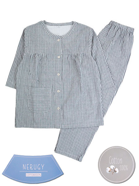 NERUGY �w�l7�����E���p���c�p�W���} �X�g���C�v ��100%�T�b�J�[ 46022�̃��C���摜