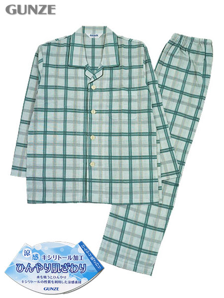 GUNZE(�O���[)�a�m�����E���p���c�p�W���} �L�V���g�[�����H �`�F�b�N�� ��100% SF6212�̃��C���摜