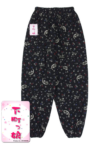 リネンのもんぺ　オフ vb コットンリネンのもんぺパンツ(amv-3199) | SPACE MOO