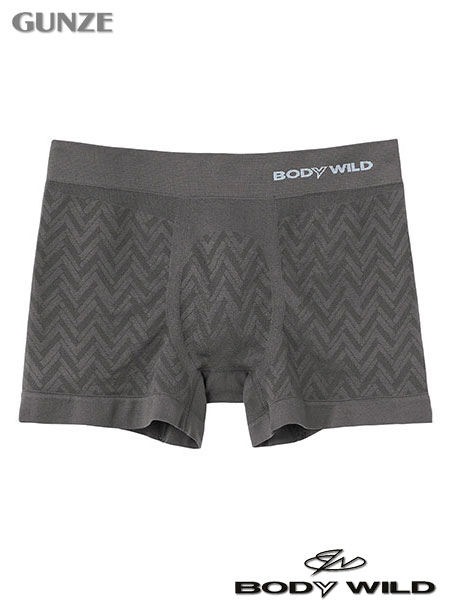 GUNZE(O[)BODYWILD am{NT[u[t(OƂ)3D-Boxer w{[ BWS874J̃C摜