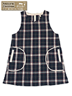 Natural Clothes 婦人先染チュニックエプロン チェック柄の詳細画面へ