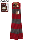 CARON カシミヤ&ラム ロングウォーマー 左右1組 39cm丈 ボーダー柄の詳細画面へ