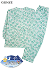 GUNZE(グンゼ)クールマジック 婦人長袖・長パンツパジャマ 綿100%吸汗速乾 花柄 天竺の詳細画面へ