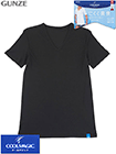 GUNZE(グンゼ)COOLMAGIC(クールマジック)紳士VネックTシャツ ムレにくく爽快の詳細画面へ