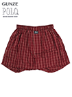 GUNZE(グンゼ)POLO(ポロ)紳士トランクス(前あき) チェック柄の詳細画面へ