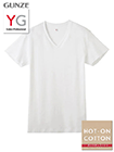 GUNZE(グンゼ)YG HOT-ON COTTON 紳士VネックTシャツの詳細画面へ