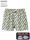 グンゼ POLO(ポロ) 紳士トランクス(前あき) 斜めストライプ柄