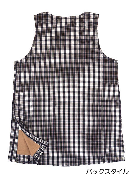 Hand Made �w�l���t���[�X�t �w�l�`���j�b�N�G�v���� �`�F�b�N�� �T�C�h�{�^�� 203005�̏ڍ׉摜�P