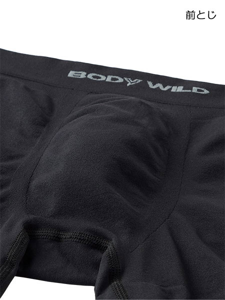 GUNZE(O[)BODYWILD am{NT[u[t(OƂ) 3D-BOXER TChC BWS852J̏ڍ׉摜Q