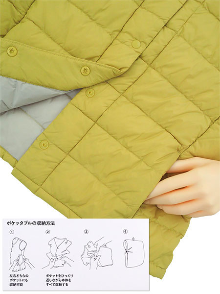 Laliberte �w�l�|�P�b�^�u���ێ�_�E���x�X�g(�V���[�g��) ���n 264500�̏ڍ׉摜�R