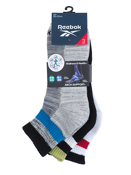 GUNZE(�O���[)Reebok(���[�{�b�N)�a�m�V���[�g��\�b�N�X 3���g �A�[�`�T�|�[�g REY012�̏ڍ׉摜�R