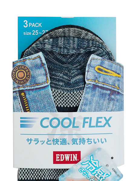 GUNZE(O[)EDWINamJWA\bNX {[_[ COOL FLEX 3PACK EWV033̏ڍ׉摜R