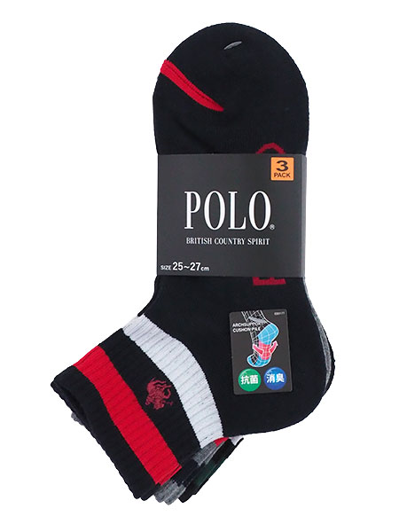 �O���[ POLO(�|��)�a�m�\�b�N�X �V���[�g�� ���񃉃C�� 3���g �R�� ���L PL0145�̏ڍ׉摜�R