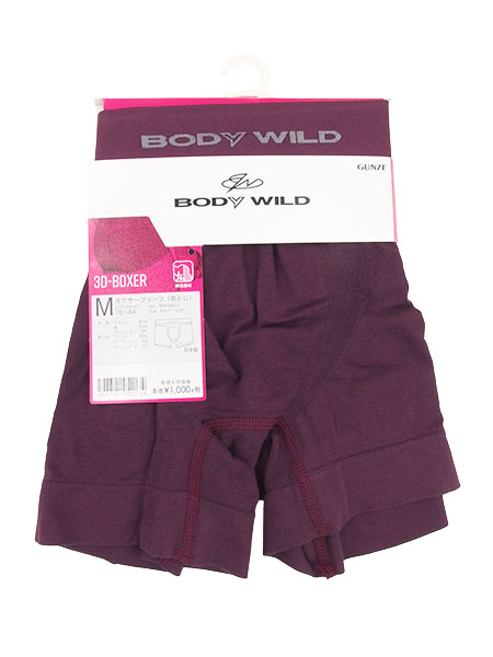 GUNZE(O[)BODYWILD am{NT[u[t(OƂ) 3D-BOXER n BWS850J̏ڍ׉摜R